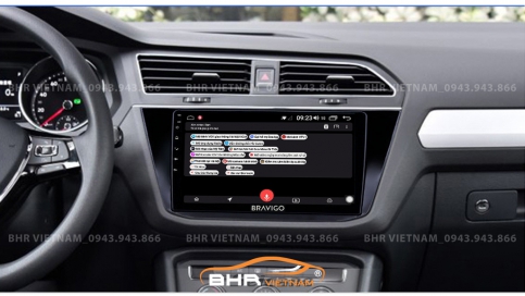 Màn hình DVD Android liền camera 360 xe Volkswagen Tiguan 20197 - nay | Bravigo Ultimate (6G+128G)  